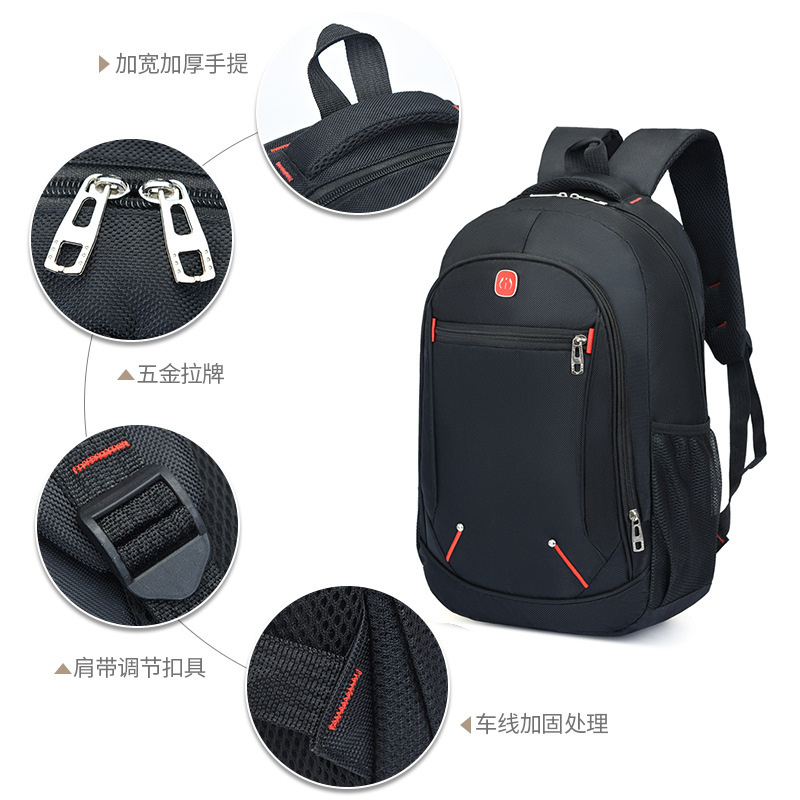Wholesale of new student backpacks, men's and women's Korean version Harajuku business computer bags and outdoor travel backpacks Item Picture