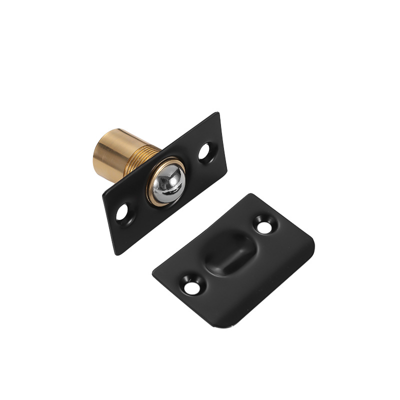 Stainless steel door, KTV pure copper door, ball lock, top ball, invisible door lock, card-type wooden door, spring ball lock Item Picture