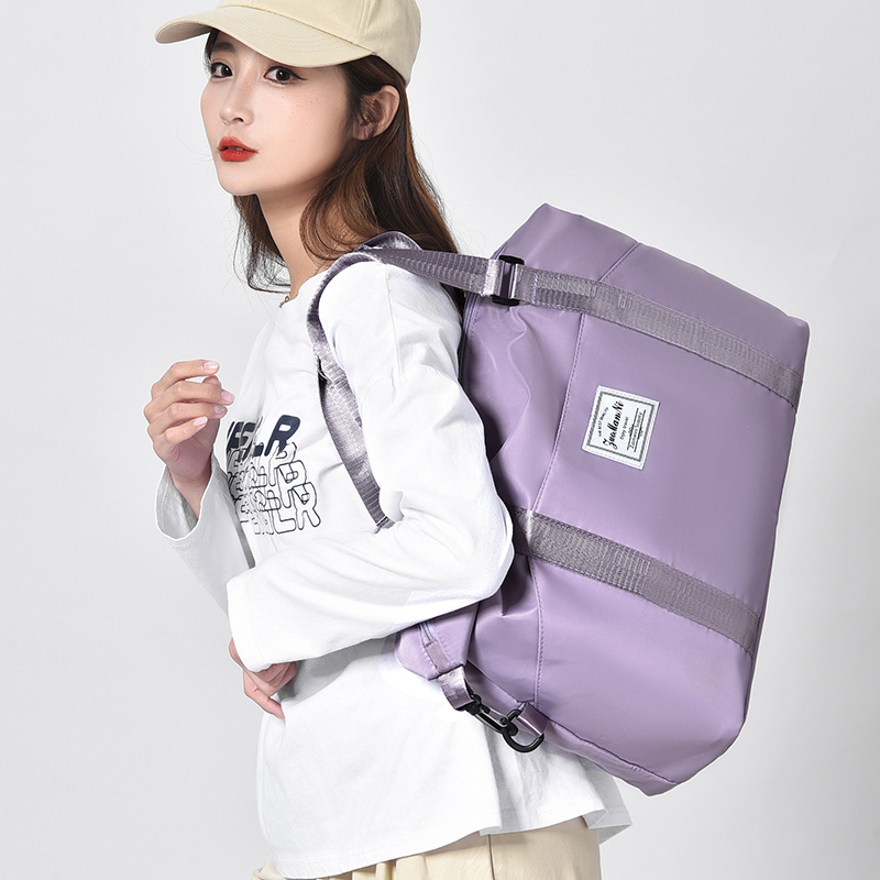 Large-capacity hand-held crossbody fitness travel bag with a handle, short-distance luggage bag for business trips, lightweight storage, mommy bag and batch Specification drawing