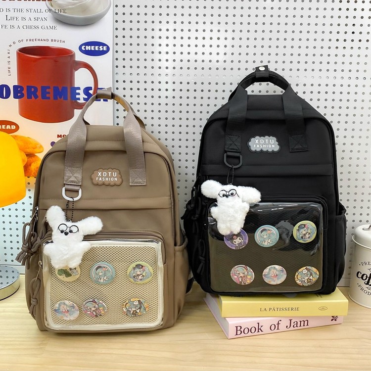 Japanese-style backpacks are versatile and have a high level of appearance. They are hand-held backpacks with a school style, soft and girlish bags, and large-capacity schoolbags full figure