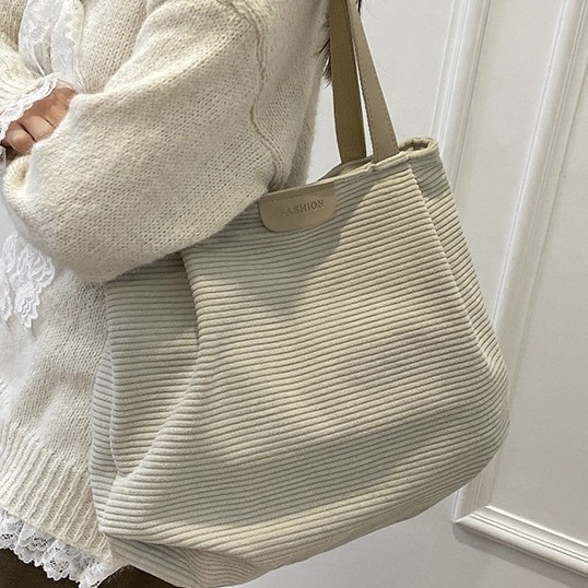 Casual ins-style large-capacity tote bag for women, new spring fashion retro handbag, versatile for commuting, single-shoulder Specification drawing