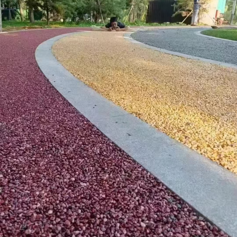 The manufacturer wholesales red crushed stones, pebbles, adhesive stones, red gravel, water-washed stones, terrazzo, rice-washed stones and corundum Specification drawing