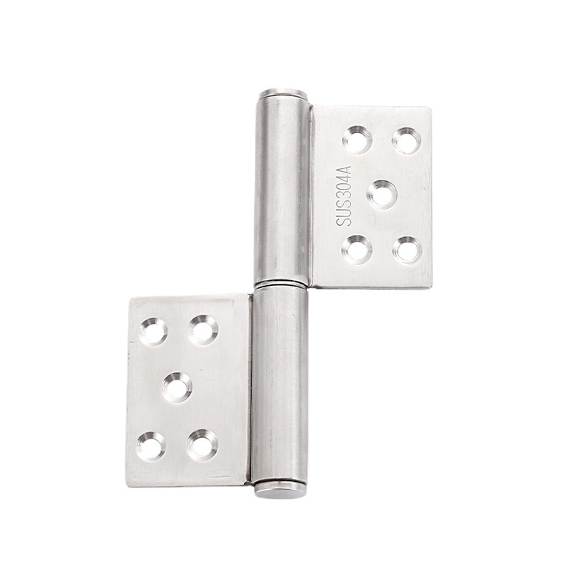 304 stainless steel flag-shaped hinge bathroom door and window detachable flag-shaped hinge fireproof door detachable welded folding Item Picture