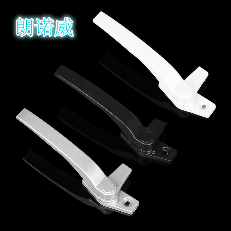 Old-fashioned thickened broken bridge aluminum alloy window handle, plastic-steel window handle lock, cross-border window handle, 50 door and window handle Application Scenario