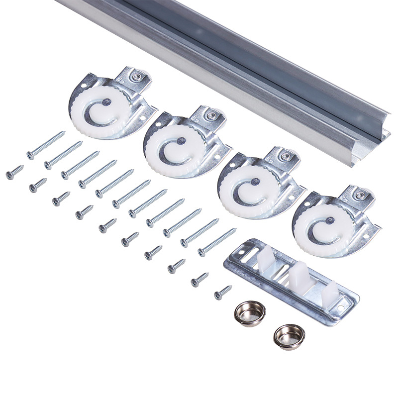 Foshan manufacturer's direct sales of aluminum rail furniture doors, track hardware, wardrobe doors and hidden slide rails Item Picture