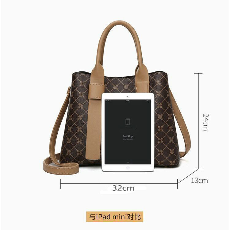 2022 New Women's bag: Large-capacity, stylish and high-end women's bag with a sense of sophistication, hand-held shoulder crossbody bag details Picture