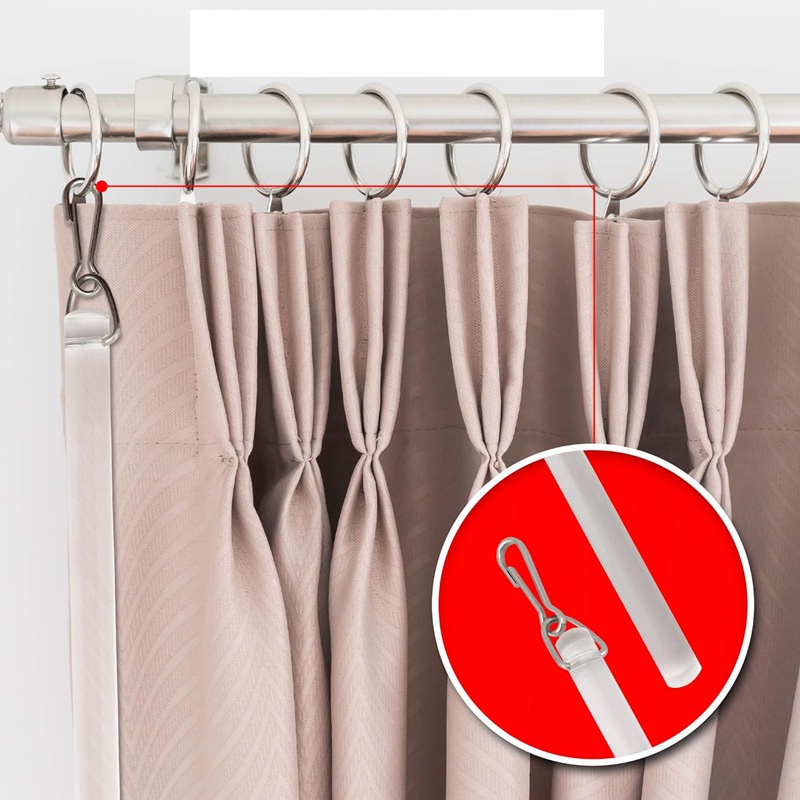 Cross-border 17-inch transparent/white curtain pull rod, Venetian blind control rod pull rod, acrylic dimming rod Item Picture