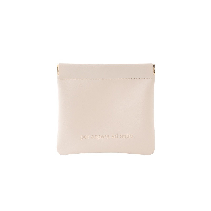 Multi-functional PU storage bag, red envelope, waterproof key, makeup bag, portable earphone storage, automatic closing storage bag Item Picture