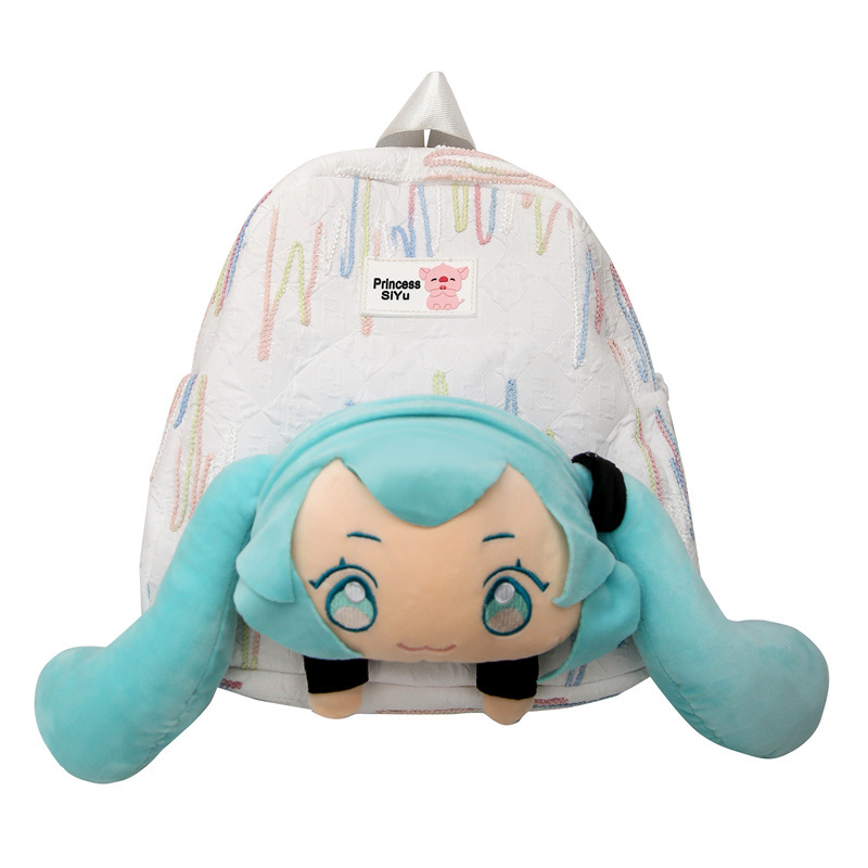 Cute cartoon backpack, high appearance level, design sense backpack, large capacity, cute girl schoolbag, girls' shopping bag Item Picture