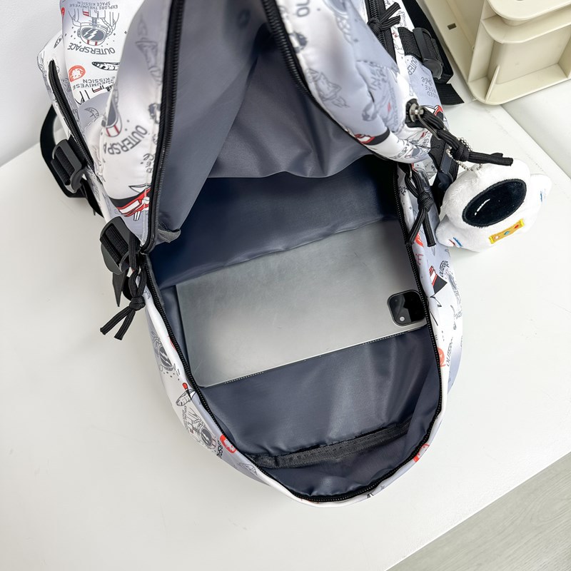 Schoolbag for male middle school students, cool and individualistic fashion on Instagram; backpack for junior and senior high school students, Japanese graffiti trend; backpack for female students Application Scenario