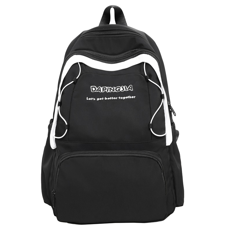 Cross-border schoolbag for primary school students, girls, junior high school students, large capacity, high appearance level, lightweight backpack, versatile, school style backpack Item Picture