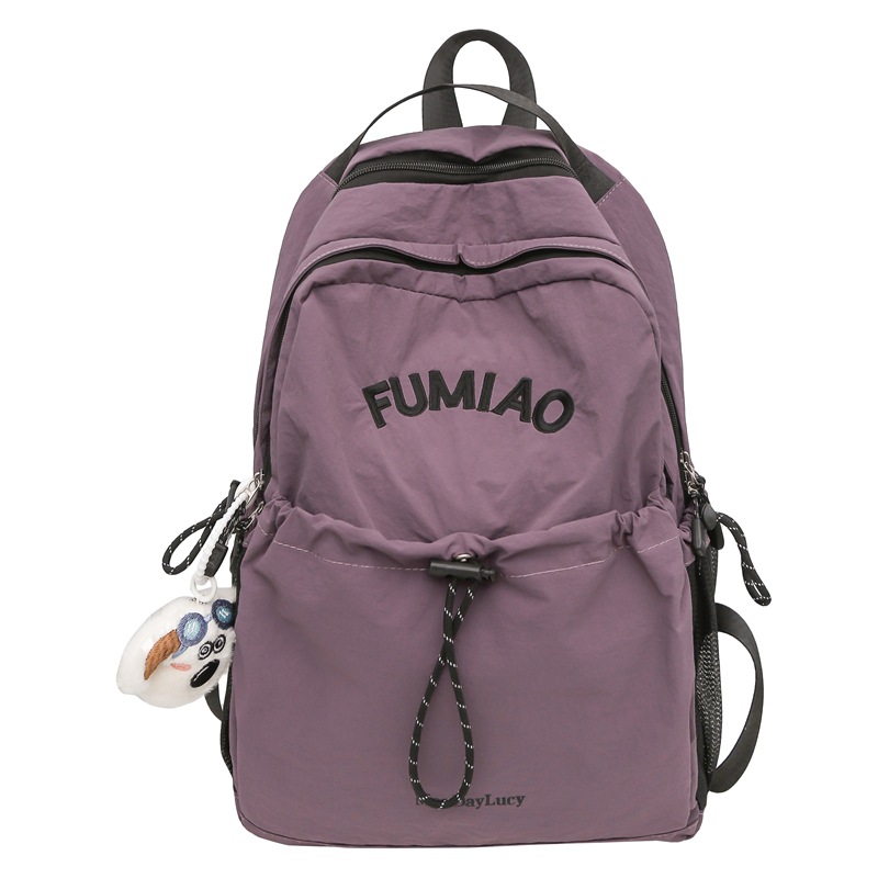 2024 New style backpack for women: Simple and versatile, large-capacity outdoor travel backpack, schoolbag for junior high school, senior high school and college students, and for men Item Picture