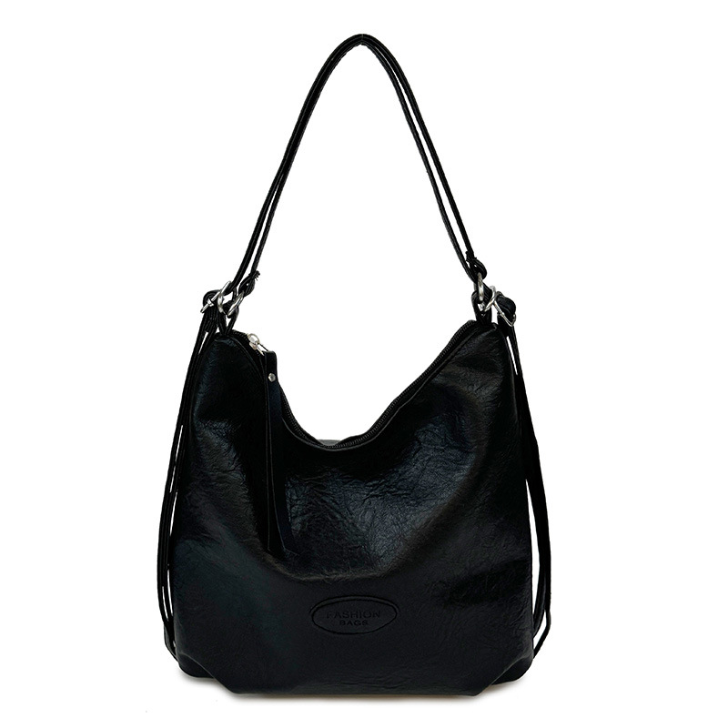 Tote Bag Women 2024 New large-capacity commuter backpack, retro casual street style single-shoulder crossbody bag Item Picture