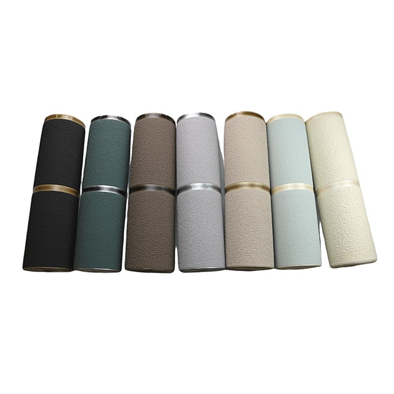 New three-dimensional light luxury deerskin velvet wallpaper for living room and bedroom decoration, TV background wall, sofa and bedside wallpaper Item Picture