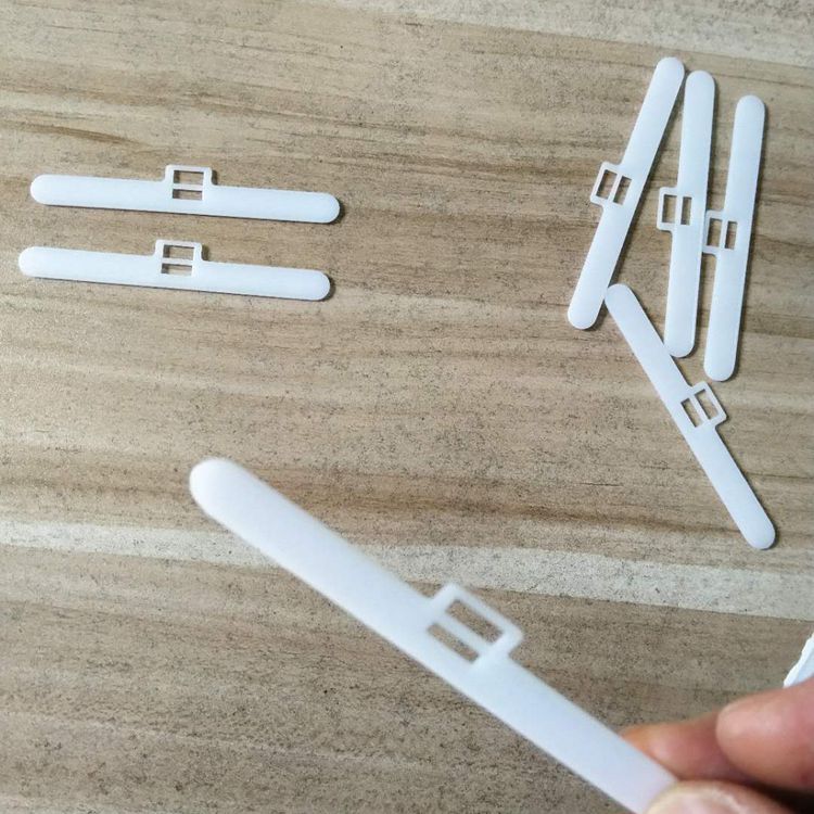 Cross-border retail 89MM double-hole hanging sheet PVC hanging sheet vertical curtain accessories, vertical blinds accessories details Picture