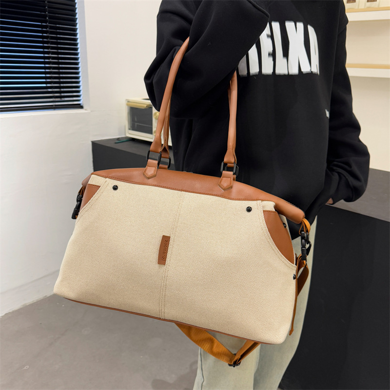 Cross-border travel bag, large-capacity, high-end single-shoulder bag, fitness yoga, maternity storage bag, portable business trip crossbody bag full figure