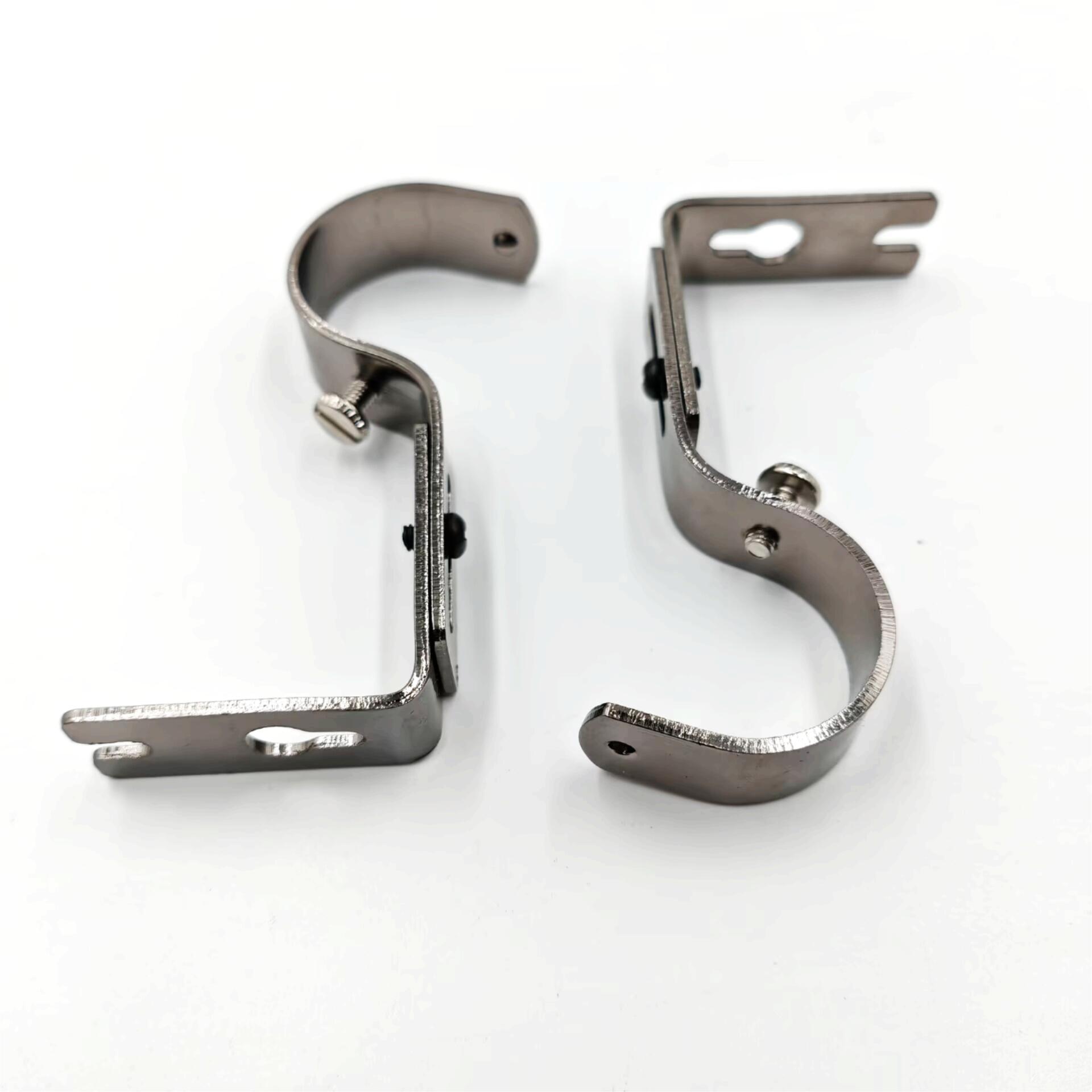 Curtain rod brackets, door curtain curtains, Roman rods, adjustable hook accessories, complete set of fixed accessories, exclusively supplied by the manufacturer for cross-border use details Picture