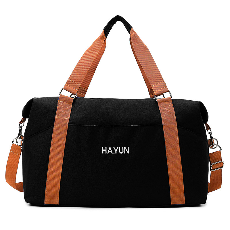 Large-capacity travel bag, short-distance business trip luggage bag, simple, lightweight and waterproof clothing storage bag for women, maternity bag Item Picture