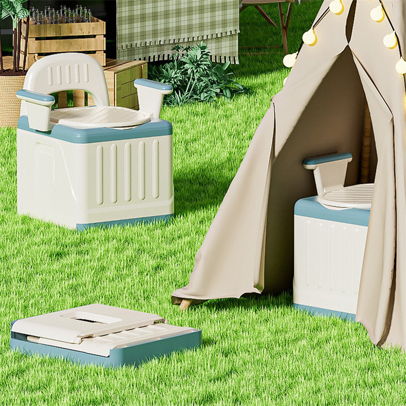 Home children's toilet, pregnant women's toilet and elderly toilet, foldable, no installation required, portable outdoor camping car toilet details Picture
