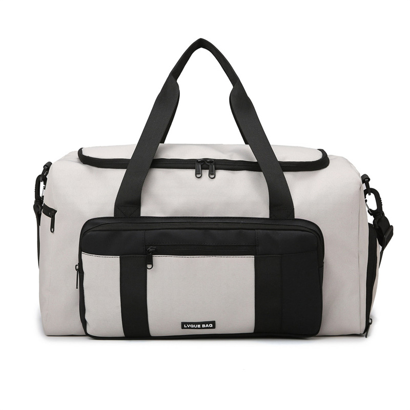 Men's and women's universal travel double-back luggage bag, large-capacity sports and fitness bag, dry and wet separation crossbody short-distance storage bag Item Picture
