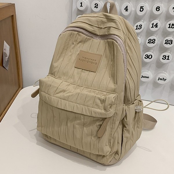 New fresh and clean solid-color backpacks, student small schoolbags, tutorial bags, lightweight backpacks for traveling and outdoor bags full figure