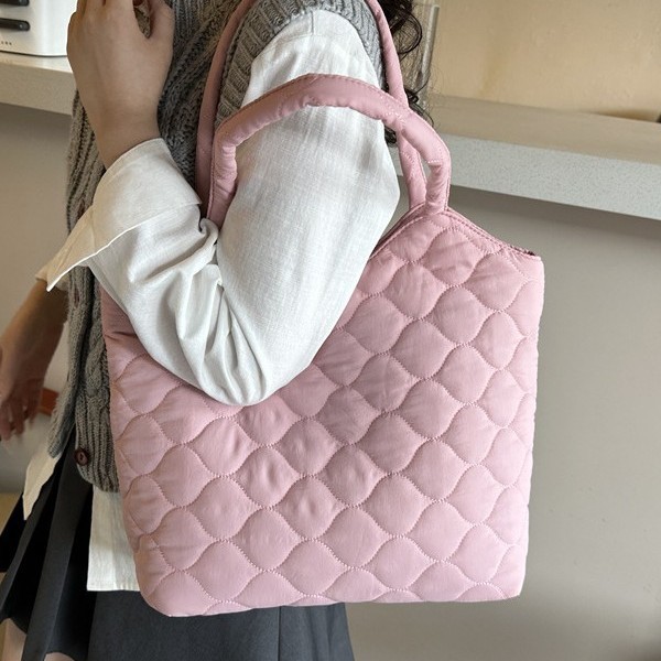 Spring new Korean-style casual fabric bag for women, underarm bag, 2025 new fashionable large-capacity hand-held shoulder bag full figure