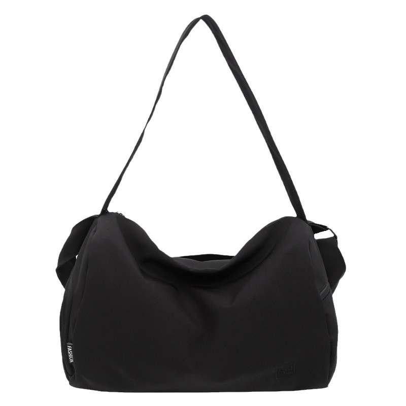2024 Autumn new large-capacity canvas single-shoulder crossbody fitness bag, business trip short travel bag, versatile tote bag Item Picture