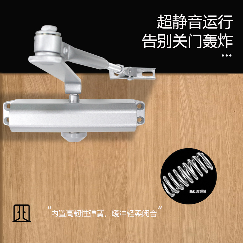 Automatic door closer, household sliding door closer, hydraulic buffer device, fire door closer, magic tool, fire door details Picture