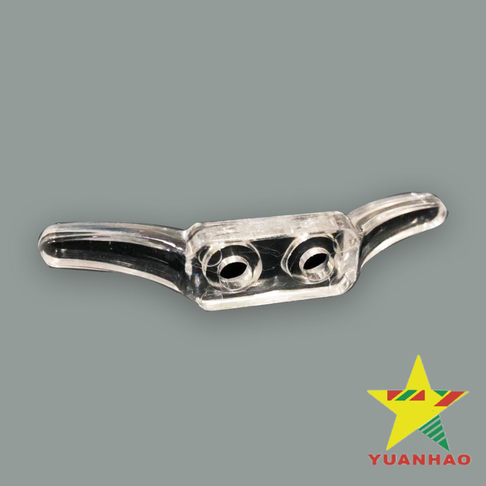 Factory direct sales of curtain accessories, single-hole horn, double-hole horn, 2-inch foamed high rail accessories, foamed high rail accessories Specification drawing