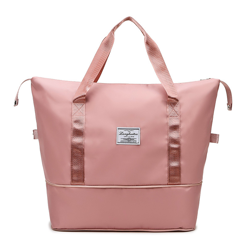Expandable travel bag, portable travel boarding bag, sports yoga and fitness bag, luggage storage bag, maternity bag Item Picture
