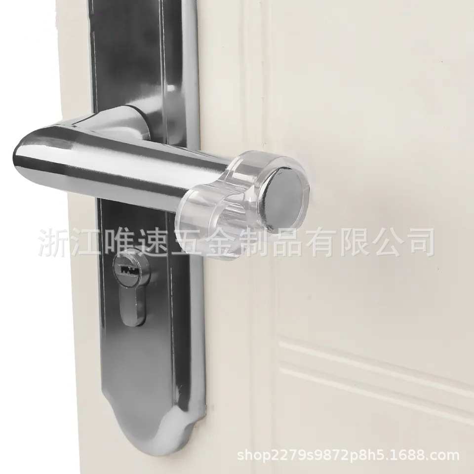 Hot-selling double-ring PVC transparent door stop anti-collision device, door handle buffer, anti-collision pad, windproof door collision resistance device Application Scenario