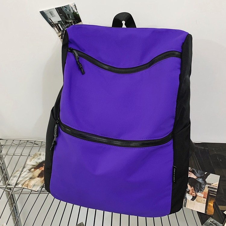 Fashionable new large-capacity backpack, unisex travel bag, outdoor travel color-blocking backpack, sports backpack Application Scenario