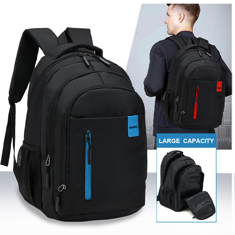 Cross-border casual backpacks, men's large-capacity laptop bags, travel backpacks, high school bags, college students details Picture