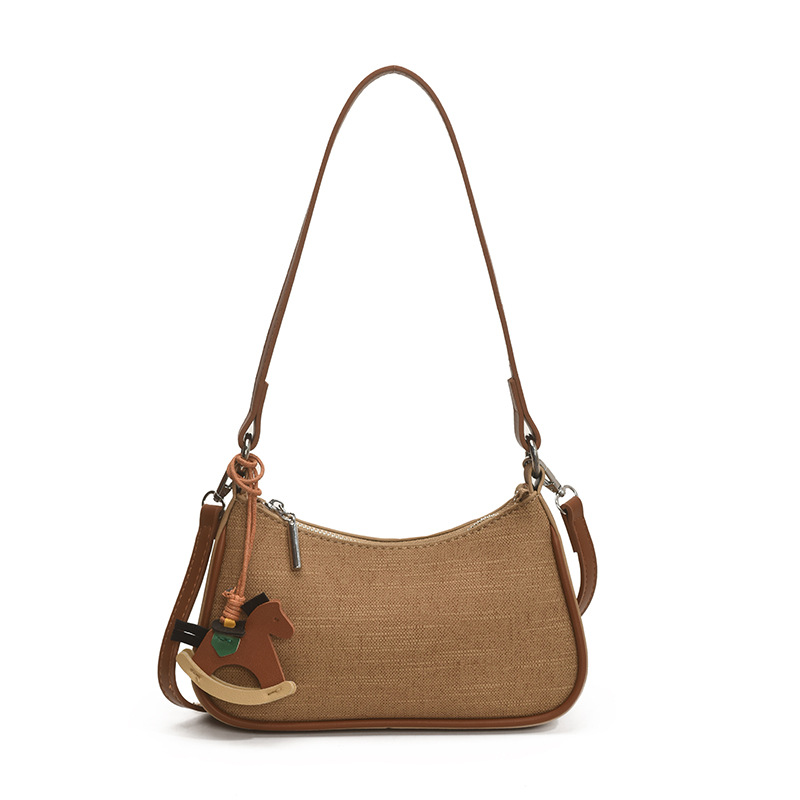 High-end underarm bag, 2025 new niche small square bag, trendy single-shoulder bag, fashionable handbag, patchwork crossbody bag Item Picture