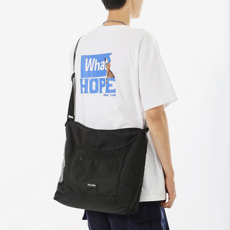 Customized wholesale workwear fashion single-shoulder bags, Japanese-style trendy casual and versatile backpacks, Korean-style large-capacity messenger bags Specification drawing