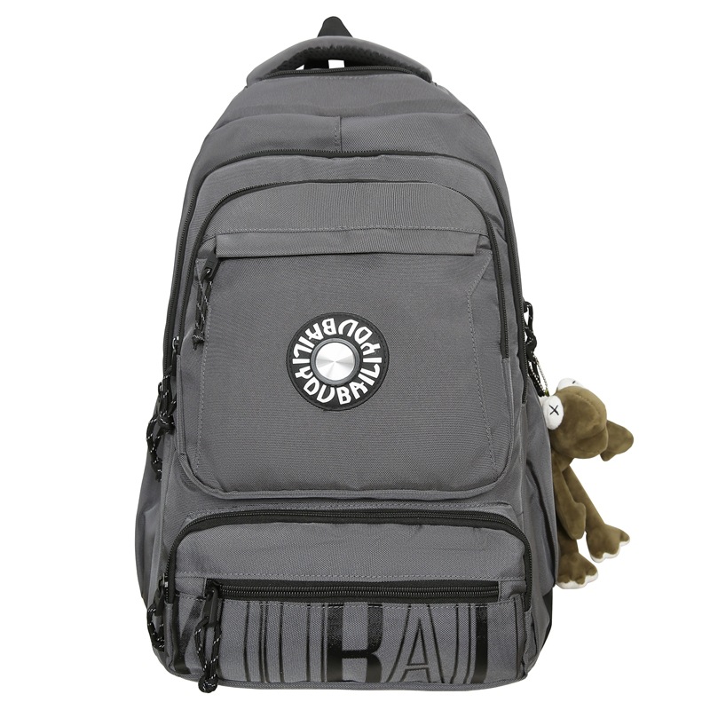 Male schoolbag, Korean version of high school Central dormitory ulzzang, large-capacity ins trendy backpack for college students, couple computer backpack Item Picture