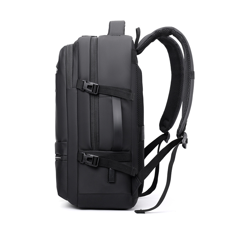 New business commuting laptop bag, backpack, men's large-capacity, high-end USB charging travel bag details Picture