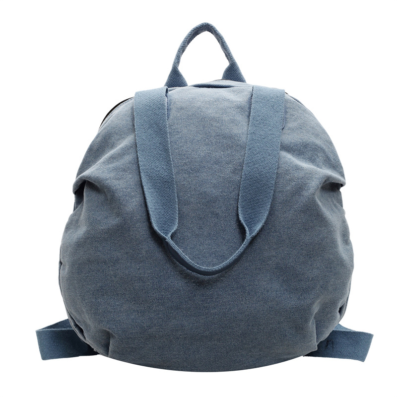 New autumn and winter single-shoulder bag with large capacity, fashionable denim, casual, multi-functional and laid-back style, versatile backpack Item Picture