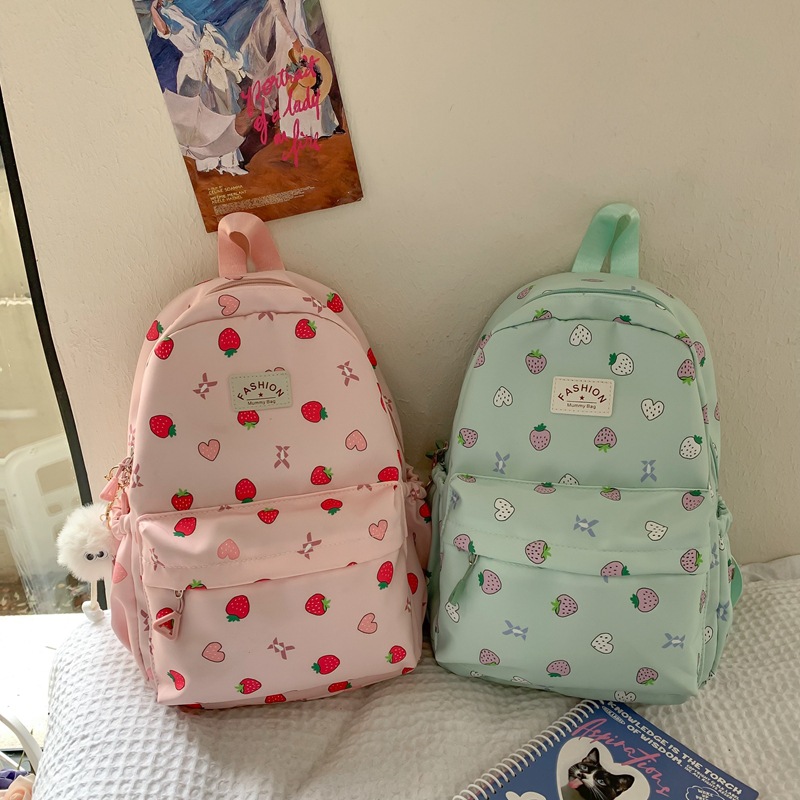 Cross-border Korean version cute campus schoolbag for primary school girls, super lightweight, back-protecting and load-reducing schoolbag for junior and senior high school students Specification drawing
