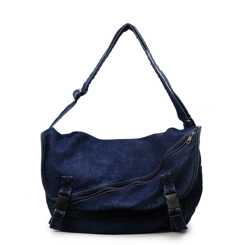 Haraju-style single-shoulder bag, men's functional backpack for college students, women's crossbody bag, men's postman bag, ins Japanese-style workwear bag Item Picture