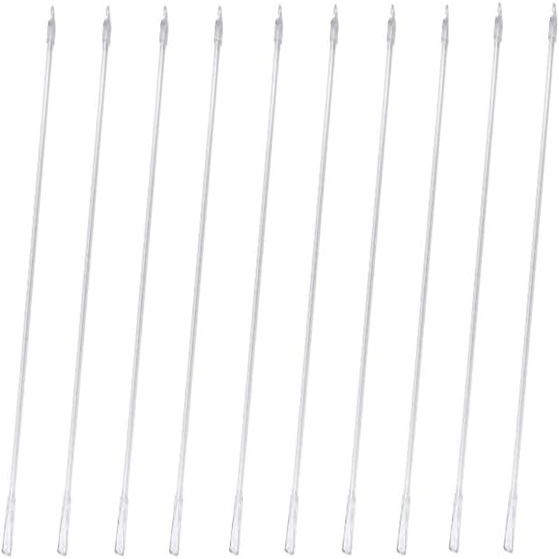 Curtain accessories: 43CM Venetian blind transparent rotating rods, 2-piece / 4-piece / 6-piece / 8-piece / 10-piece set curtain pull rods Specification drawing