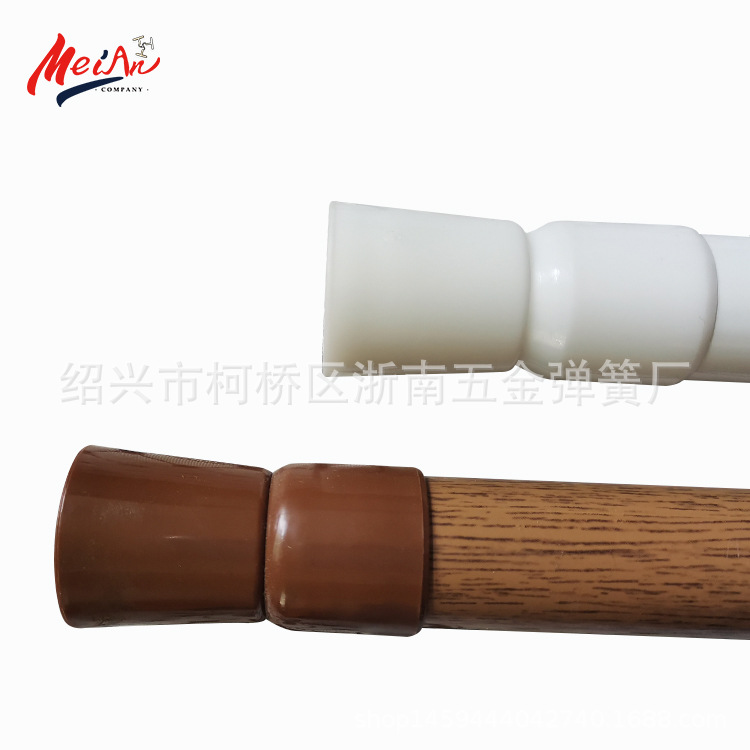 Factory direct sales of super-strong load-bearing stainless steel telescopic rods, curtain rods and shower curtain rods, no installation required Item Picture