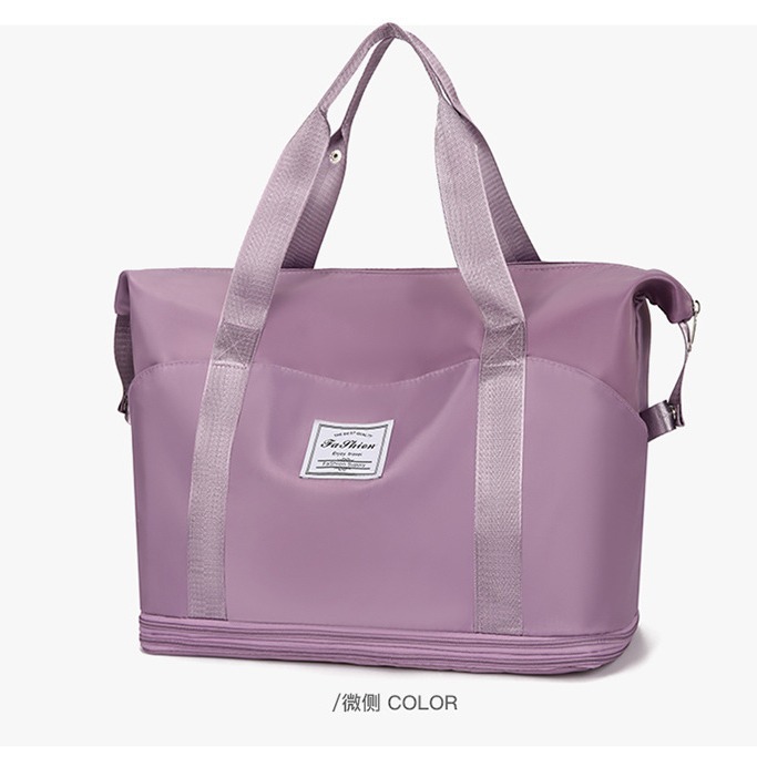 Wholesale of women's travel bags with pull handles, portable maternity storage bags, sports and fitness bags, and luggage bags Item Picture