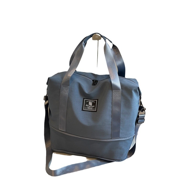 New large-capacity short-distance travel bag for women, dry-wet separation sports and fitness bag, expandable carry-on luggage storage bag Item Picture