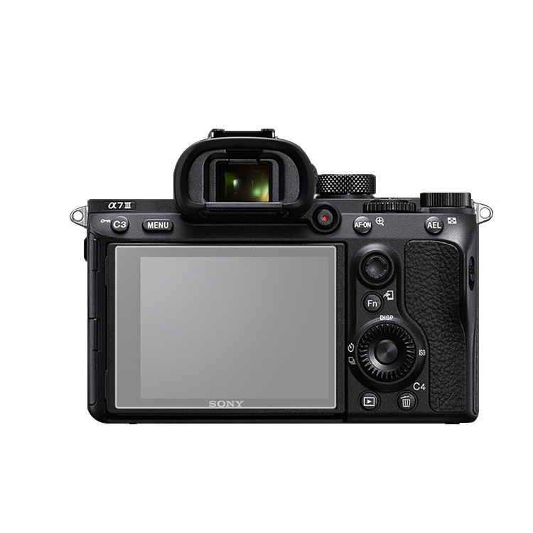 Suitable for SONY A7M3 black card camera tempered film zv1 A7M2 A7II A7R2 RX100 glass film M5/6 Specification drawing