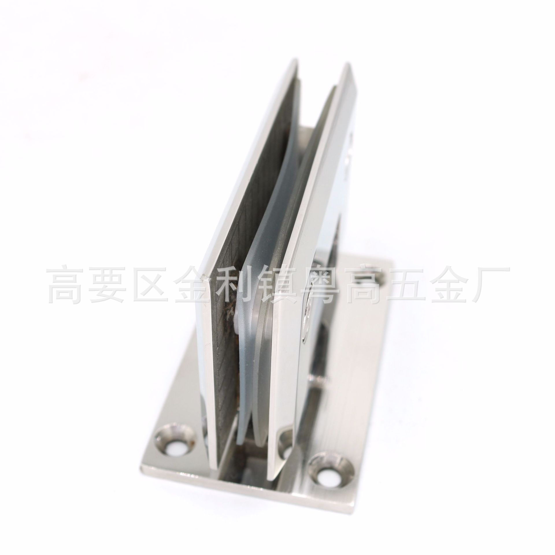 Factory wholesale of precision cast stainless steel 90° glass hardware accessories, welding clamps, beveled glass clamps, shower room bathroom clamps Item Picture