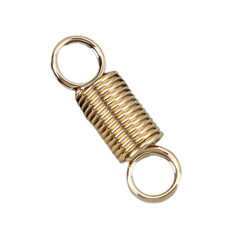 Factory direct sales of 304 stainless steel double-ear tension springs, tight helical springs, tension sliding plate brake parts wholesale Specification drawing