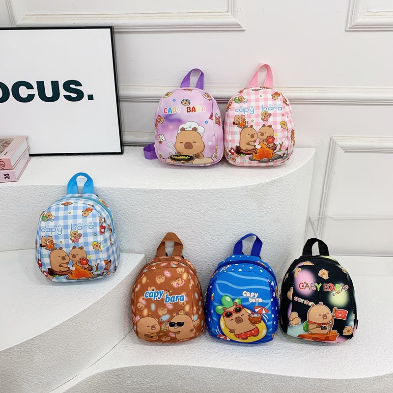 The 2025 summer new cute cartoon children's Korean version lightweight and high-appearancelevel loose change backpack requires a casual backpack full figure