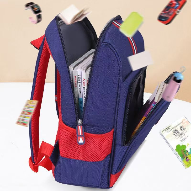 Classic children 's casual large capacity 1-3-6 grade boys' and girls' backpack lightweight British primary school bag Application Scenario