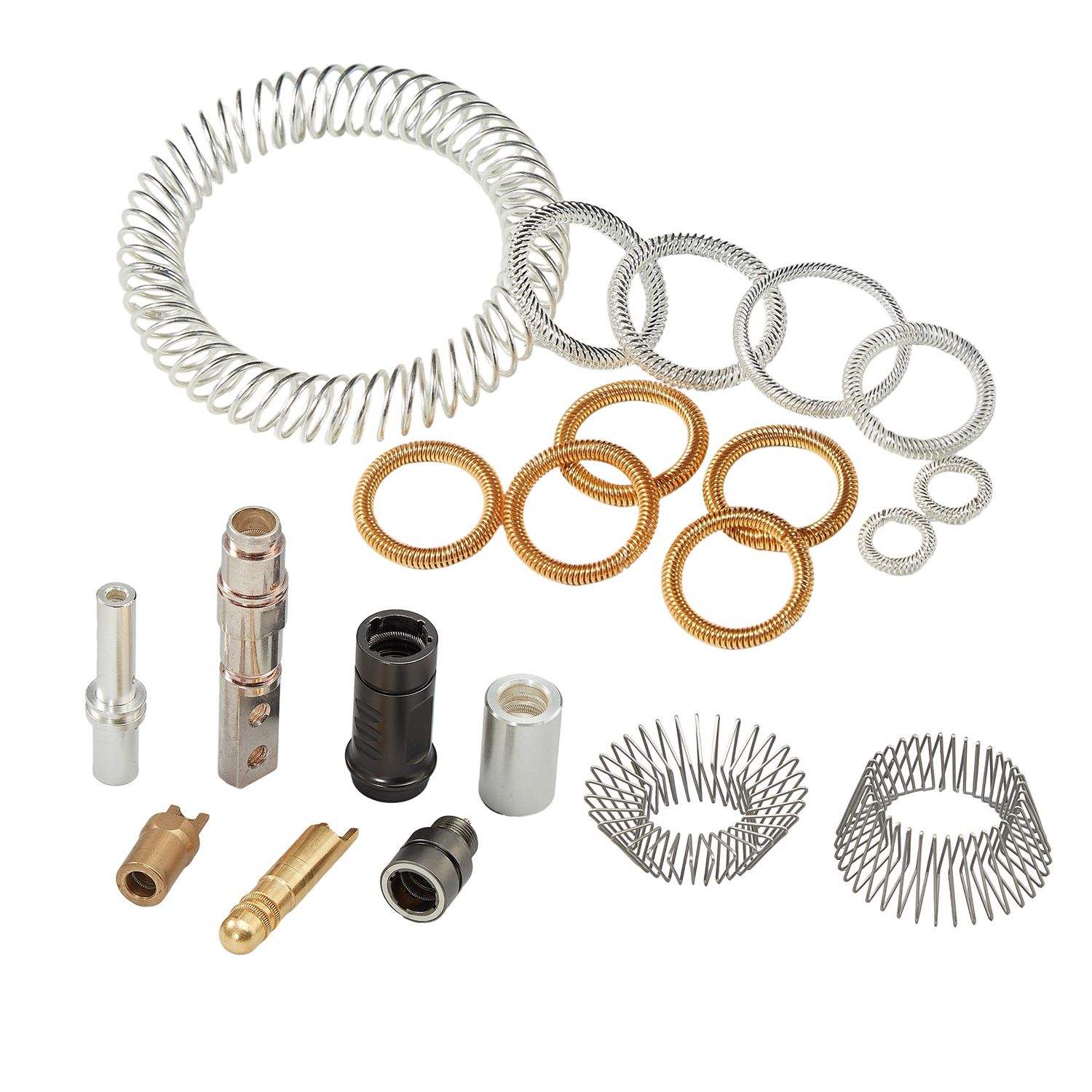 Yipin processed spring contact finger radial axial conductive spring large current spring contact parts are precise and durable Specification drawing
